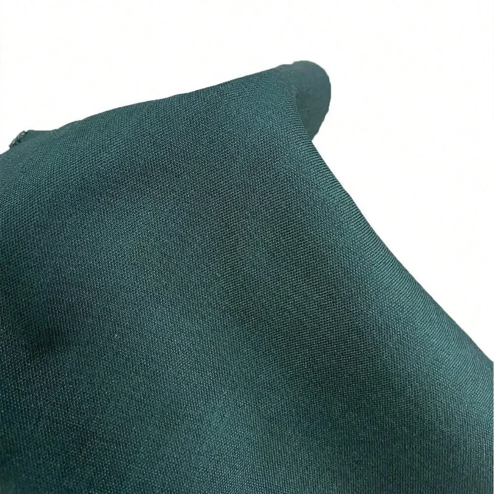 Dark Green Women's Elegant Plaid Suit Jacket